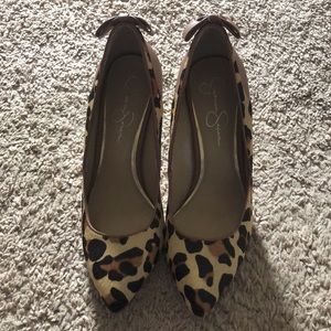 Jessica Simpson Leopard Heels